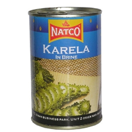 Picture of Natco Karela (Bitter Melon) Tins 400g