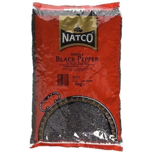 Picture of Natco Black Pepper Whole 1Kg