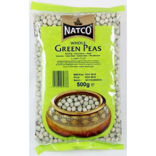 Natco Green Peas Whole 500g