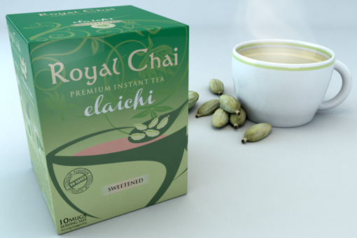 Picture of Royal Chai Premium InstantTeaElaichi(Unsweetened) 220g