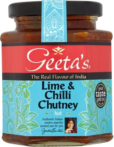 Geeta's Lime and Chilli Chuteny Hot 310g