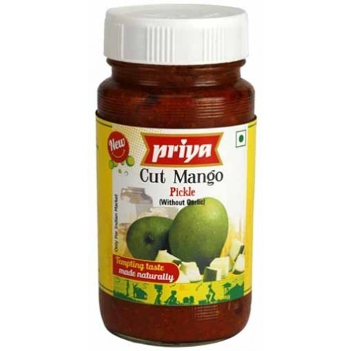 Picture of Priya Cut Mango Pickle ( No Garlic) 300g