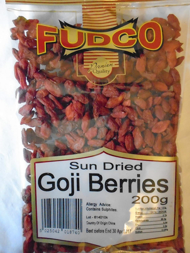 Fudco Sun Dried Goji Berries 200g
