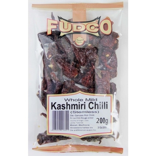 Fudco Kashmiri Chilli ( Stemless) 200g