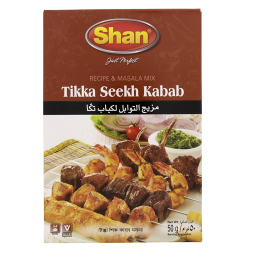 Picture of Shan Tikka Seekh Kabab Masala 50g