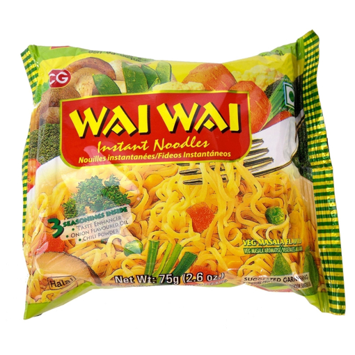Wai Wai Instant Noodle Veg Masala 75g