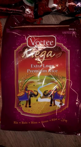 Picture of Veetee Mega Basmati Extra Long Premium Rice 5Kg