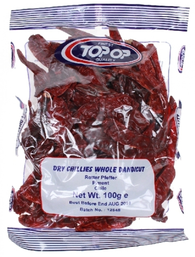 Picture of Top-Op Dry Chilli Whole Dandicut 100g