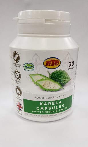 KTC Karela Capsules (Bitter Melon) (30 Capsules) 