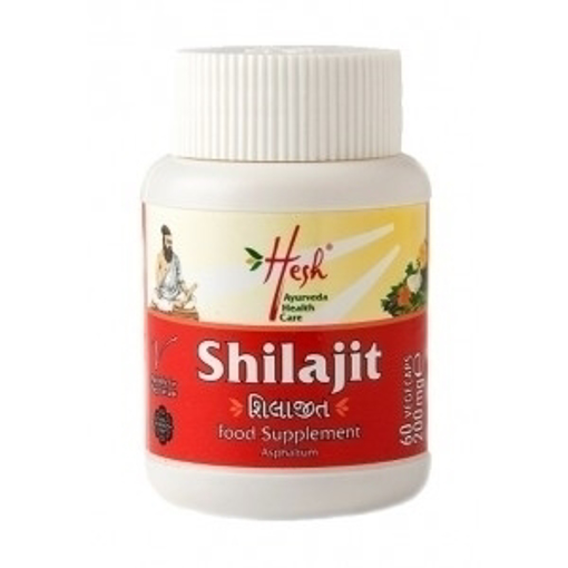 Picture of Hesh Organic Shilajit (Asphaltum)Tablets 250mg (60 Tablets)