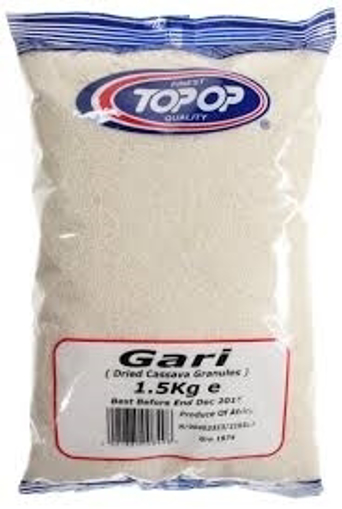 Picture of Top-Op Gari (Dried Cassava Granules) 1.5Kg