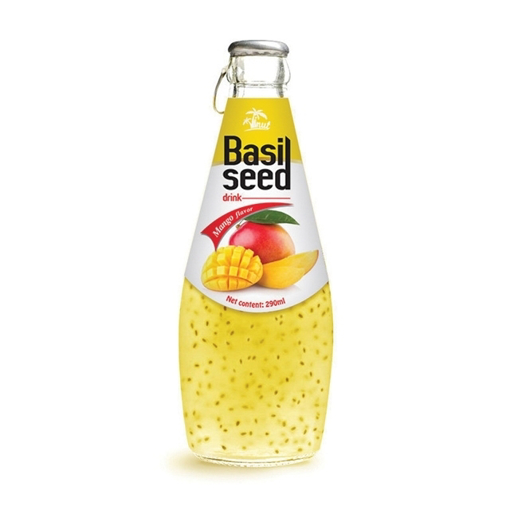 Jus Cool Basil Seed Drink Mango Flavour 290ml