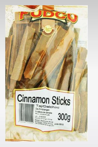 Fudco Cinnamon Sticks (Dalchini) 300g