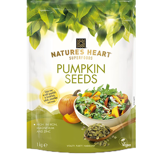 Nature's Heart Pumpkin Seeds 1Kg 