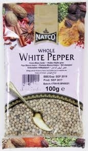 Natco Whole White Pepper 100g