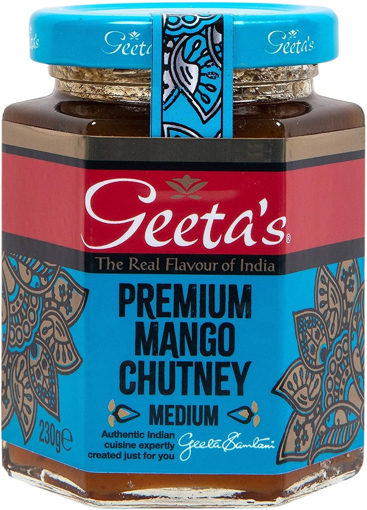 Geeta's Premium Mango Chutney Medium  230g