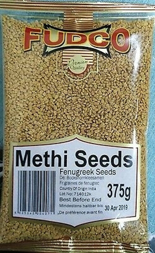 Fudco Fenugreek (Methi) Seeds - 375g - Premium Qua