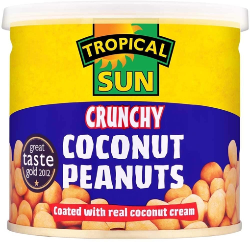 Tropical Sun Crunchy Coconut PEanuts 165g