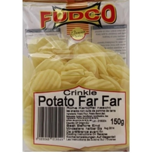  Fudco Crinkle Potato Far Far Crisps 150g 