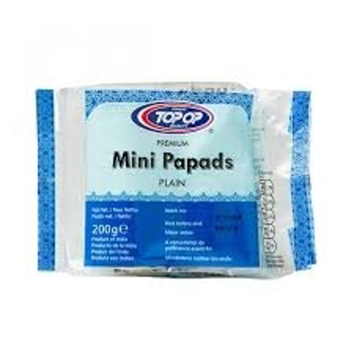 Top-Op Mini Papads Plain 200g
