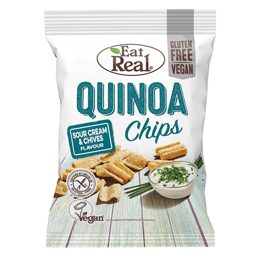 Eat Real Gluten Free Vegan Quinoa Chips 30g