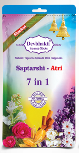 Devbhakti Incense Sticks Saptarshi Atri 7 in1  130g