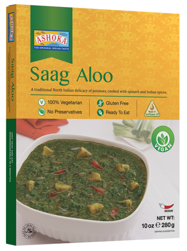 Ashoka Saag Aloo (Spinach & Potato) 280g