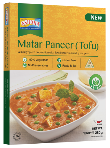 Ashoka Ready Meal Matar Paneer (Tofu) 280g
