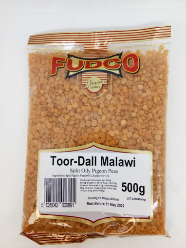 Fudco Toor Dall Malawi 500g