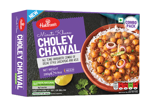 Haldiram's Minute Khana Choley Chawal(Frozen) 280g
