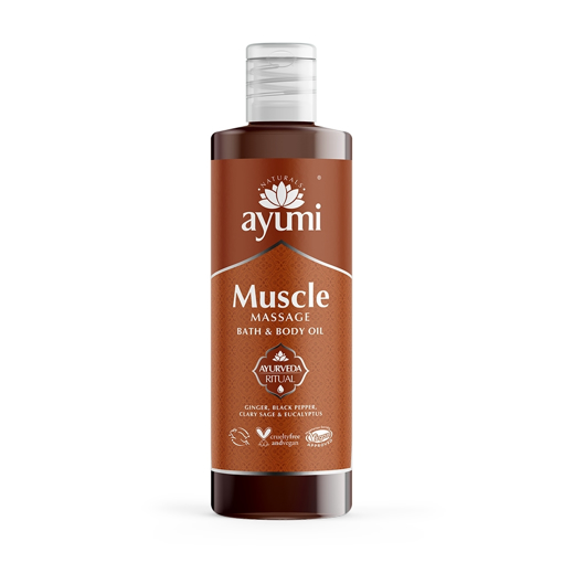 Ayumi Muscle Massage Bath & Body Oil 250ml 