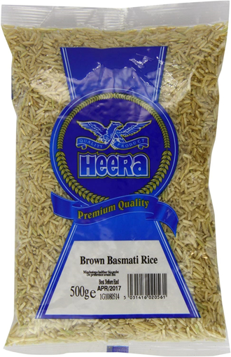 Heera Brown Basmati Rice 500g 