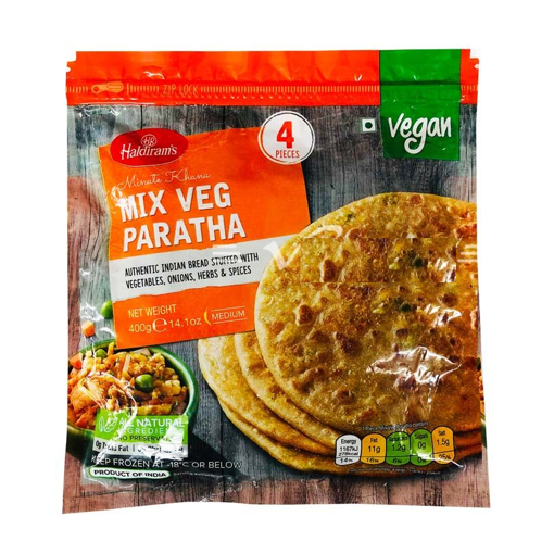 Halidram's Mix Veg paratha - Vegan