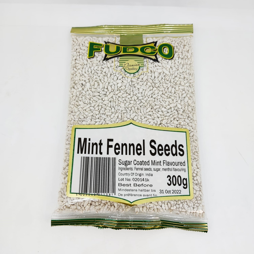 Fudco Mint Fennel Seeds (Sugar Coated Mint) 300g 