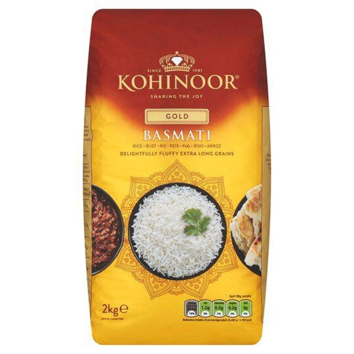 Kohinoor Basmati Gold Extra long Grains 2 kg