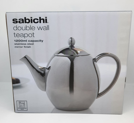 Sabichi Tea-Pot Double Wall 1200ml