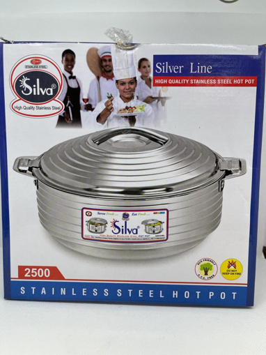 Silva Stainless Steel Hot Pot 2500 ml
