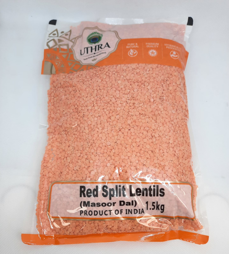 Uthra Red Split Lentils (Masoor Dal) 1.5kg