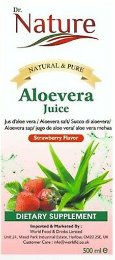 Dr. Nature Alovera Juice Strawberry flavor 500ml