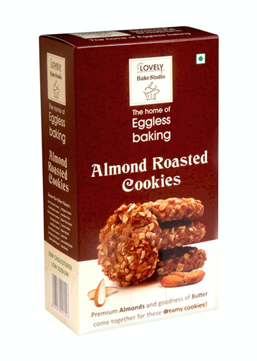 Lovely Eggless Almond Roasted Cookies 200g