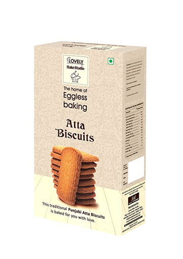 Lovely Eggless Atta Biscuits 200g