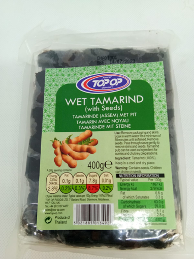 Top-Op Wet Tamarind(with seeds) 400g