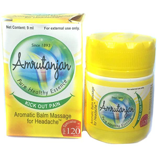 Amrutanjan Aromatic Balm Massage for Headache 9ml