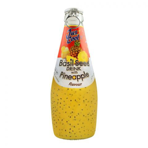 Jus Cool Basil Seed Drink Pineapple Flavour 290ml