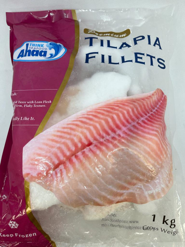 Think Seafood Ahaa Tilapia Filets 1Kg (Frozen)