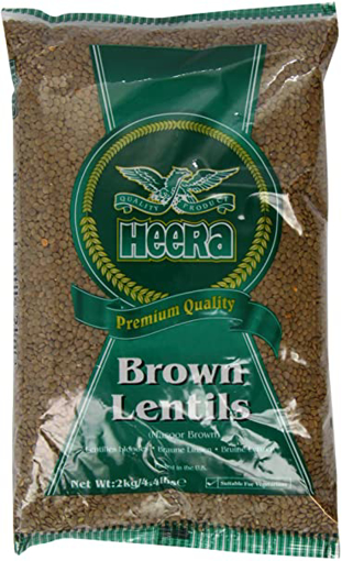 Heera Brown Lentils (Masoor Brown) 2 Kg