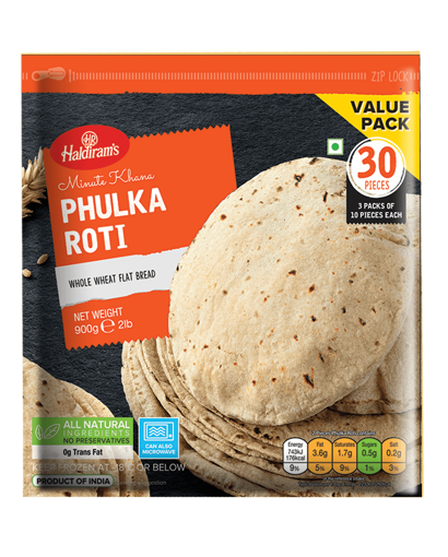 Haldiram's Minute Khana Phulka Roti 900g