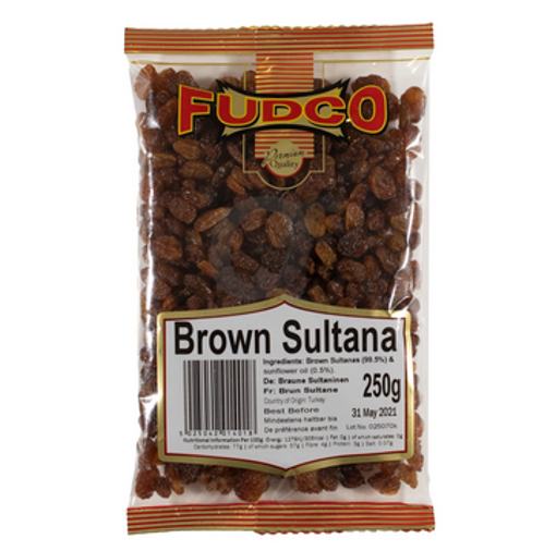 Fudco Brown Sultana Turkish 250g