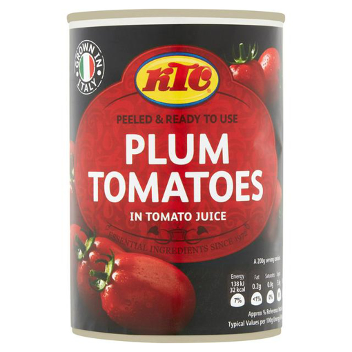 KTC Plum Tomatoes Tin 400g