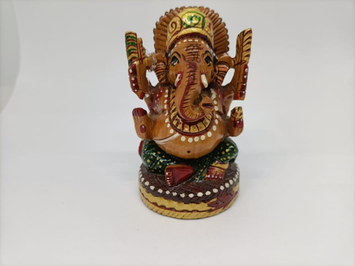 Lord Ganesha Handmade from Wooden